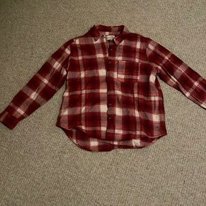 Flannel button up shirt